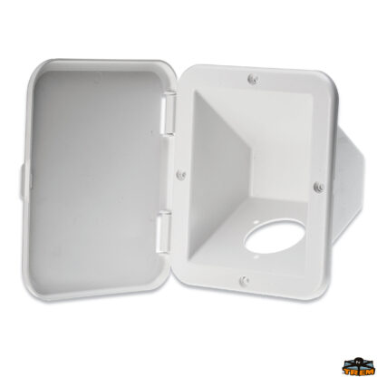 Sportelli oblò molle a gas oscuranti Octopussy LINE Vano ad incasso per tappo carburante con sportello colore bianco
