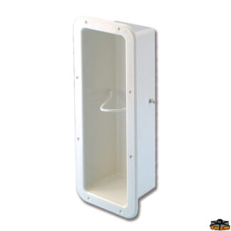 Sportelli oblò molle a gas oscuranti Octopussy LINE Nicchia porta estintore con elastico di fermo