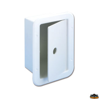 Sportelli oblò molle a gas oscuranti Octopussy LINE Nicchia portaoggetti esterno 230x150 mm