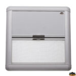 Sportelli oblò molle a gas oscuranti  Tendina oscurante e zanzariera dimensioni esterne 615x615 mm