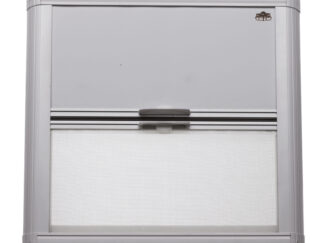 Sportelli oblò molle a gas oscuranti  Tendina oscurante e zanzariera dimensioni esterne 615x615 mm