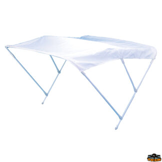 Teli e capottine COVY Tendalini a 3 archi bianchi 150x140 cm