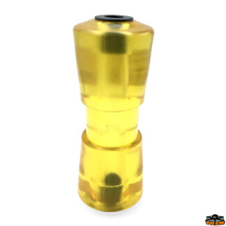 Ruote carrelli rulli argani alaggio  Rullo laterale in poliuretano foro diametro 18 mm lunghezza 200 mm