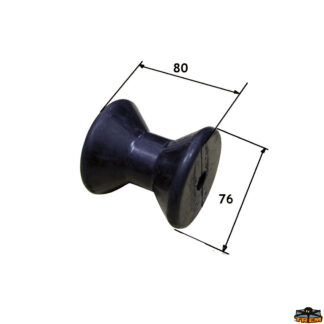 Ruote carrelli rulli argani alaggio  Rullo centrale in pvc 76x80 mm