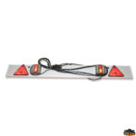 Ruote carrelli rulli argani alaggio  Barra in plastica con luci al led 122 cm