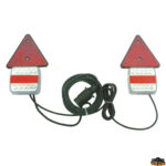 Ruote carrelli rulli argani alaggio  Kit luci a led fissaggio magnetico spina 7 poli