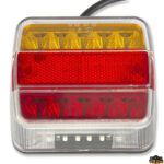 Ruote carrelli rulli argani alaggio  Fanale a led funzione posizione / stop / direzione / luce targa