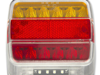 Ruote carrelli rulli argani alaggio  Fanale a led funzione posizione / stop / direzione / luce targa