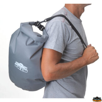 Contenitori tasche reti sacche  Sacche impermeabili modello con spallaccio colore grigio 18 Lt