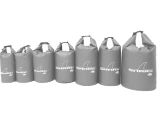 Contenitori tasche reti sacche Shark Sacche impermeabili colore grigio 46 Lt
