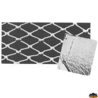 Contenitori tasche reti sacche  Rete battagliole annodata rotolo 100 mt altezza massima 600 mm