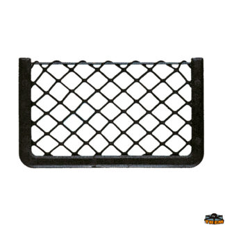Contenitori tasche reti sacche  Rete portaoggetti con cornice colore nero 180x302 mm