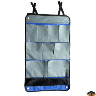 Contenitori tasche reti sacche  Portaoggetti verticale triplo aggancio lunghezza 470 mm altezza 800 mm