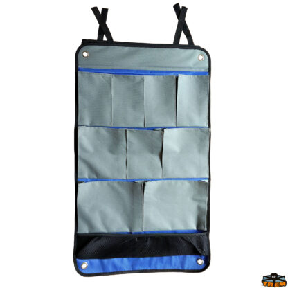 Contenitori tasche reti sacche  Portaoggetti verticale triplo aggancio lunghezza 470 mm altezza 800 mm