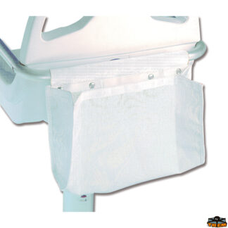 Contenitori tasche reti sacche  Tasca portaoggetti e portacime con attacco alla battagliola 250x350x120 mm