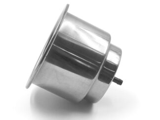 Contenitori tasche reti sacche  Portabicchieri in acciaio inox illuminato a led blu