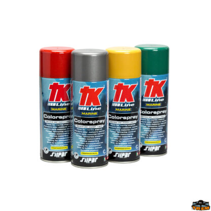 Pulizia manutenzione riparazioni a bordo  Vernici spray per motori modello grigio Volvo Penta