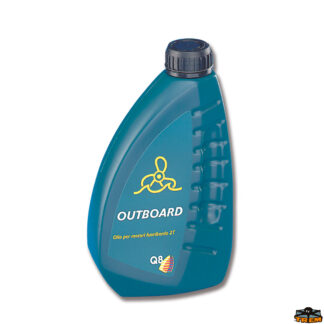 Pulizia manutenzione riparazioni a bordo  Olio Q8 Outboard per motori 2 tempi 1 Lt