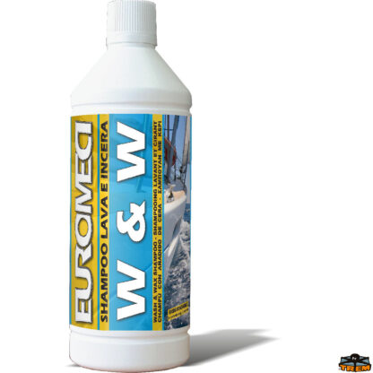 Pulizia manutenzione riparazioni a bordo  Detergente e cera WandW shampoo 5 Lt
