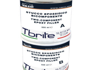 Pulizia manutenzione riparazioni a bordo T-Brite Stucco epossidico bicomponente