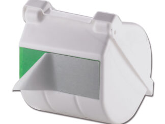 Accessori acqua  Porta carta igienica con coperchio impermeabile colore bianco dimensioni 130x150 mm