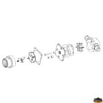 Accessori acqua  Set corpo pompa wc elettrico mod. TMC 429964