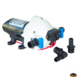 Accessori acqua  Autoclave Triplex 3 valvole 12V portata 11 Lt/min