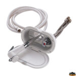 Accessori acqua Aqua Box doccia ovale con miscelatore e doccia a pulsante box bianco 9003