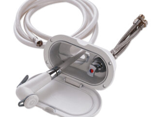 Accessori acqua Aqua Box doccia ovale con miscelatore e doccia a pulsante box bianco 9003