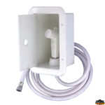 Accessori acqua Aqua Box doccia con doccia a pulsante dimensioni esterne 230x150 mm tubo 2,5 mt