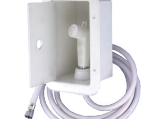 Accessori acqua Aqua Box doccia con doccia a pulsante dimensioni esterne 230x150 mm tubo 2,5 mt