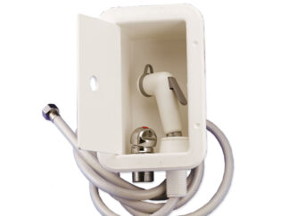 Accessori acqua Aqua Box doccia con doccia a pulsante e miscelatore dimensioni esterne 230x150 mm