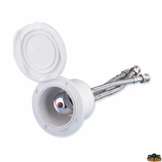 Accessori acqua Aqua Box doccia con rubinetto miscelatore colore bianco 9003