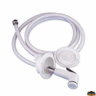 Accessori acqua Aqua Box doccia con doccia a pulsante bianco 9003 ingombro esterno diametro 98 mm