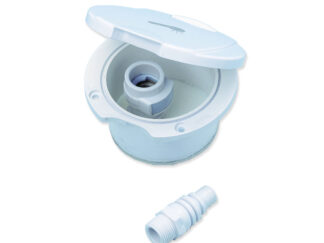 Accessori acqua Aqua Box completo di innesto rapido ingombro esterno diametro 98 mm