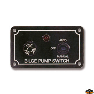 Accessori acqua Pannello di comando a 12V per pompe sentina 12V dimensioni 88x50 mm