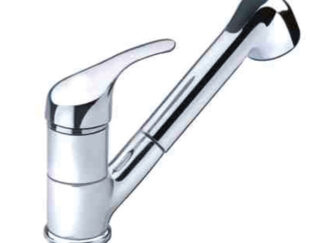 Accessori acqua Aqua Monocomando miscelatore cromato + doccia estraibile cromata