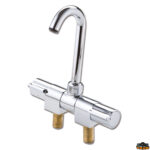 Accessori acqua Aqua Rubinetto acqua fredda/calda canna bassa 10 pezzi