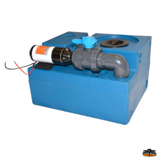 Accessori acqua  Serbatoio acque nere con maceratore incorporato A 47 cm B 39 cm altezza 26,50 cm