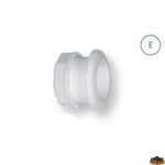 Accessori acqua  Boccola di scarico acqua diametro interno 42 mm lunghezza 85 mm senza portagomma
