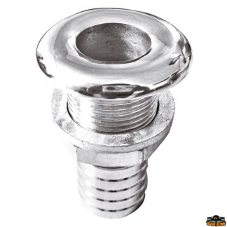 Accessori acqua Scarico a mare aisi 316 con portagomma 1