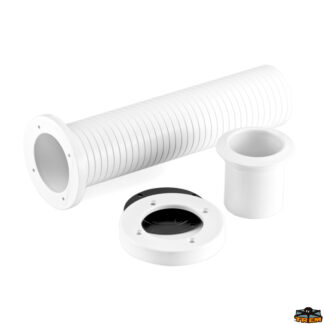 Accessori acqua  Scarico a mare gigante a norma CE colore bianco