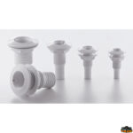 Accessori acqua  Scarico a mare con ghiera (ombrinale) in plastica diametro 1 1/4 pollice