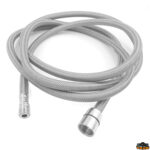 Accessori acqua Aqua Tubo doccia retinato grigio in nylon lunghezza 2,50 mt