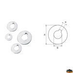 Accessori carburante e vano motore  Anodo per assi ed eliche Radice articolo Polipodio RA009