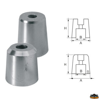 Accessori carburante e vano motore Anodo per assi ed eliche Reggiani articolo Polipodio OG017