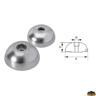 Accessori carburante e vano motore Anodo per assi ed eliche J-ProP articolo Polipodio OG041