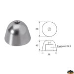 Accessori carburante e vano motore  Anodo per assi ed eliche Vetus articolo Polipodio OG027