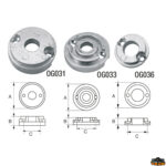 Accessori carburante e vano motore  Anodo per assi ed eliche Vetus articolo Polipodio OG031