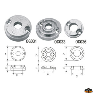 Accessori carburante e vano motore Anodo per assi ed eliche Vetus articolo Polipodio OG031